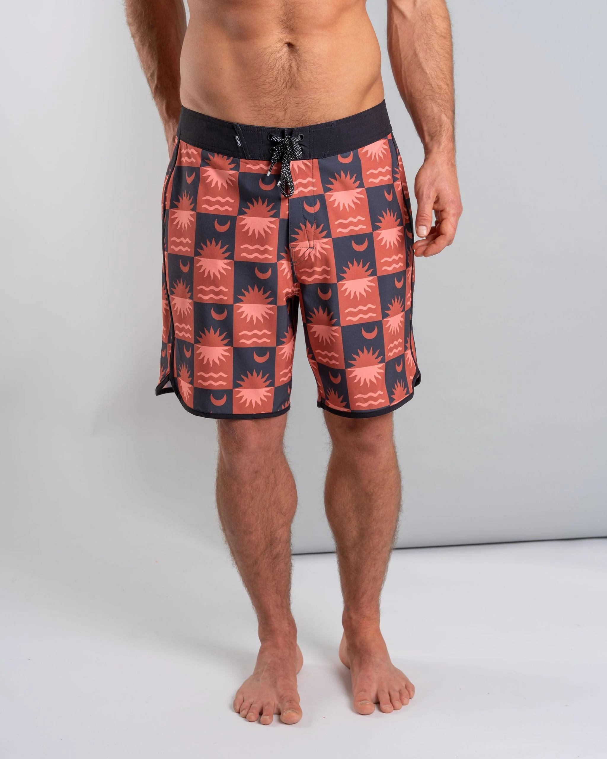Equinox Mens Boardshorts in Grey - Image 2