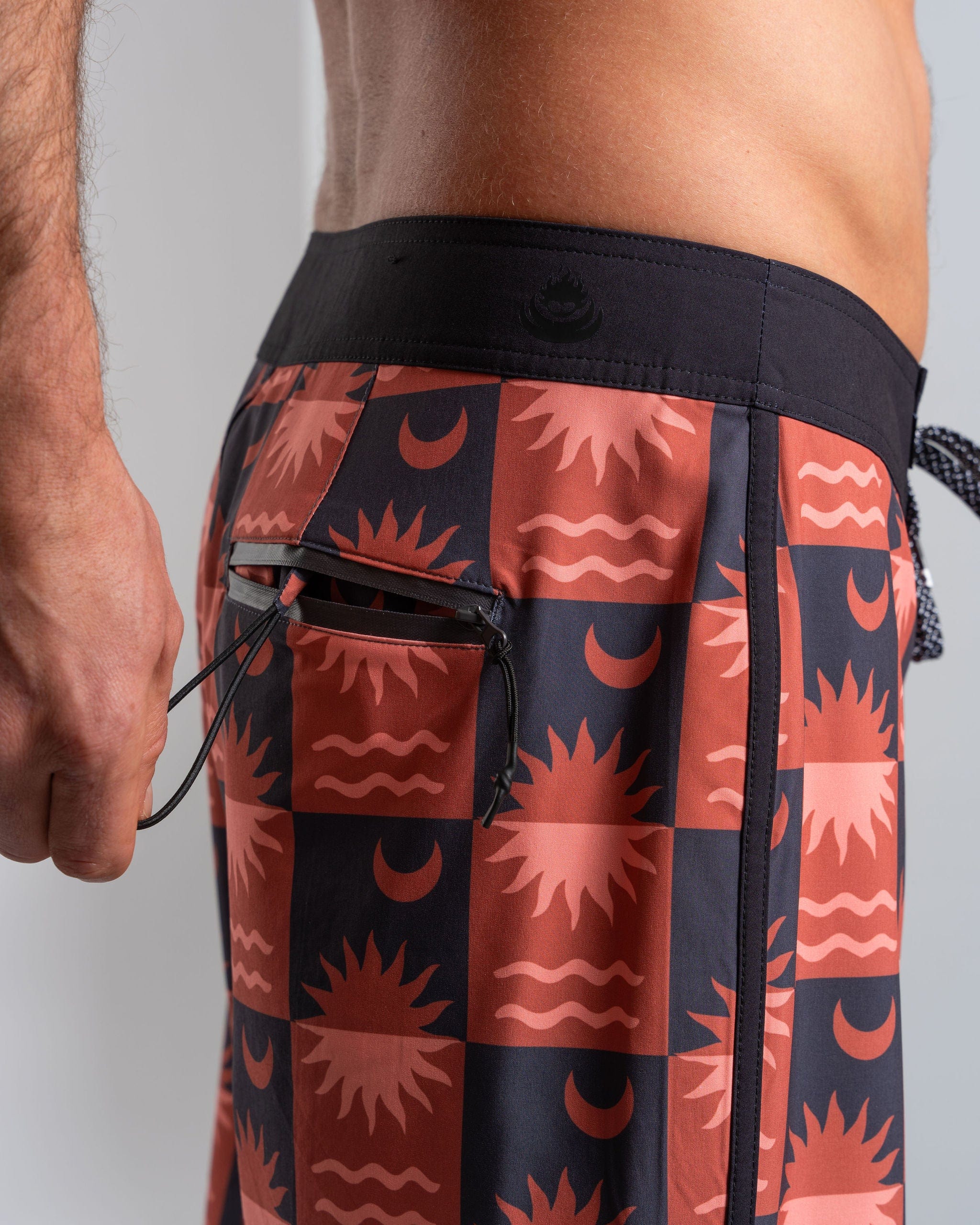 Equinox Mens Boardshorts in Grey - Image 3