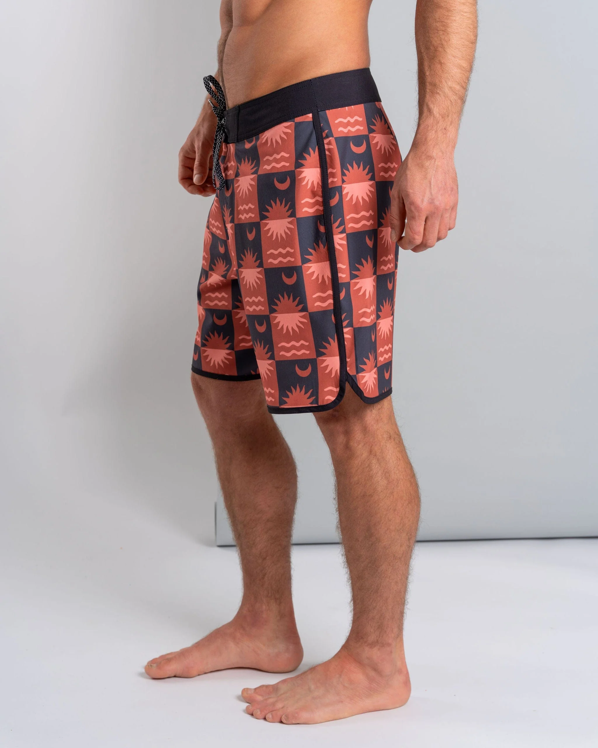 Equinox Mens Boardshorts in Grey - Image 6