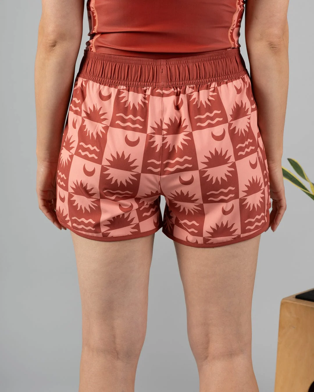 Equinox Womens Boardshorts in Coral - Image 4