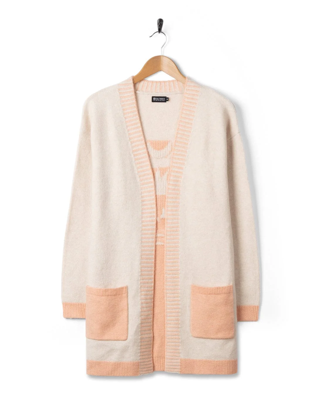 Equinox Womens Cardigan in Cream - Image 6
