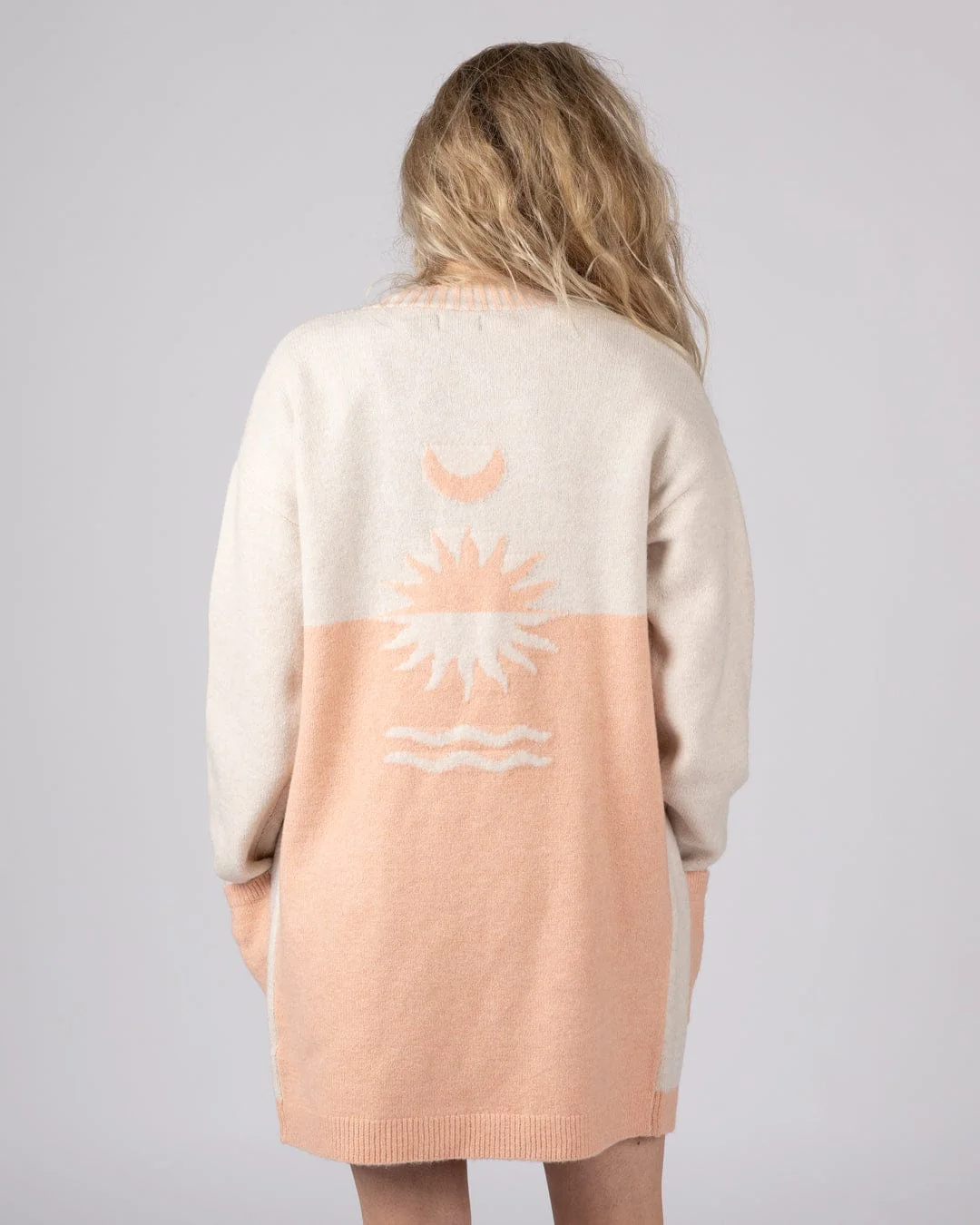 Equinox Womens Cardigan in Cream - Image 7
