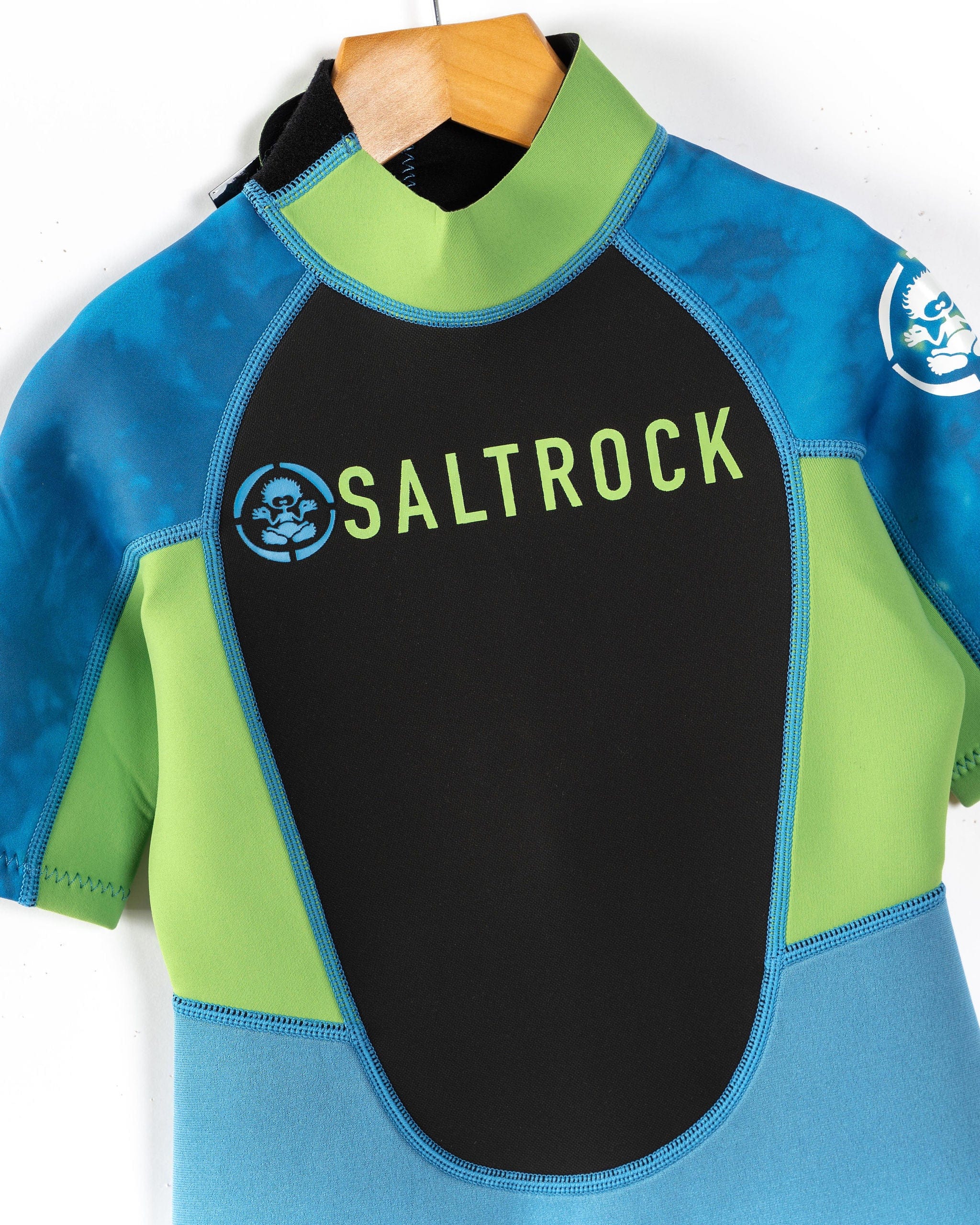 Fader Kids 3/2 Shortie Wetsuit in Blue - Image 5