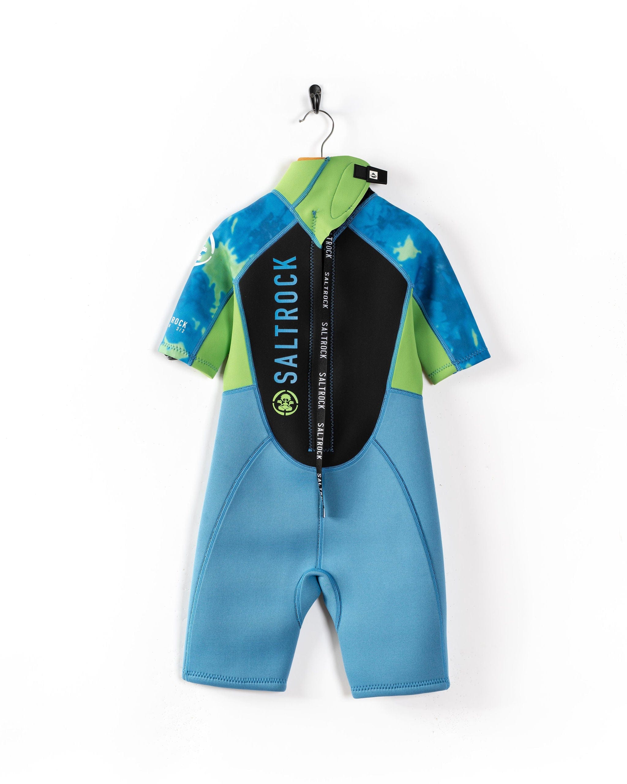 Fader Kids 3/2 Shortie Wetsuit in Blue - Image 8