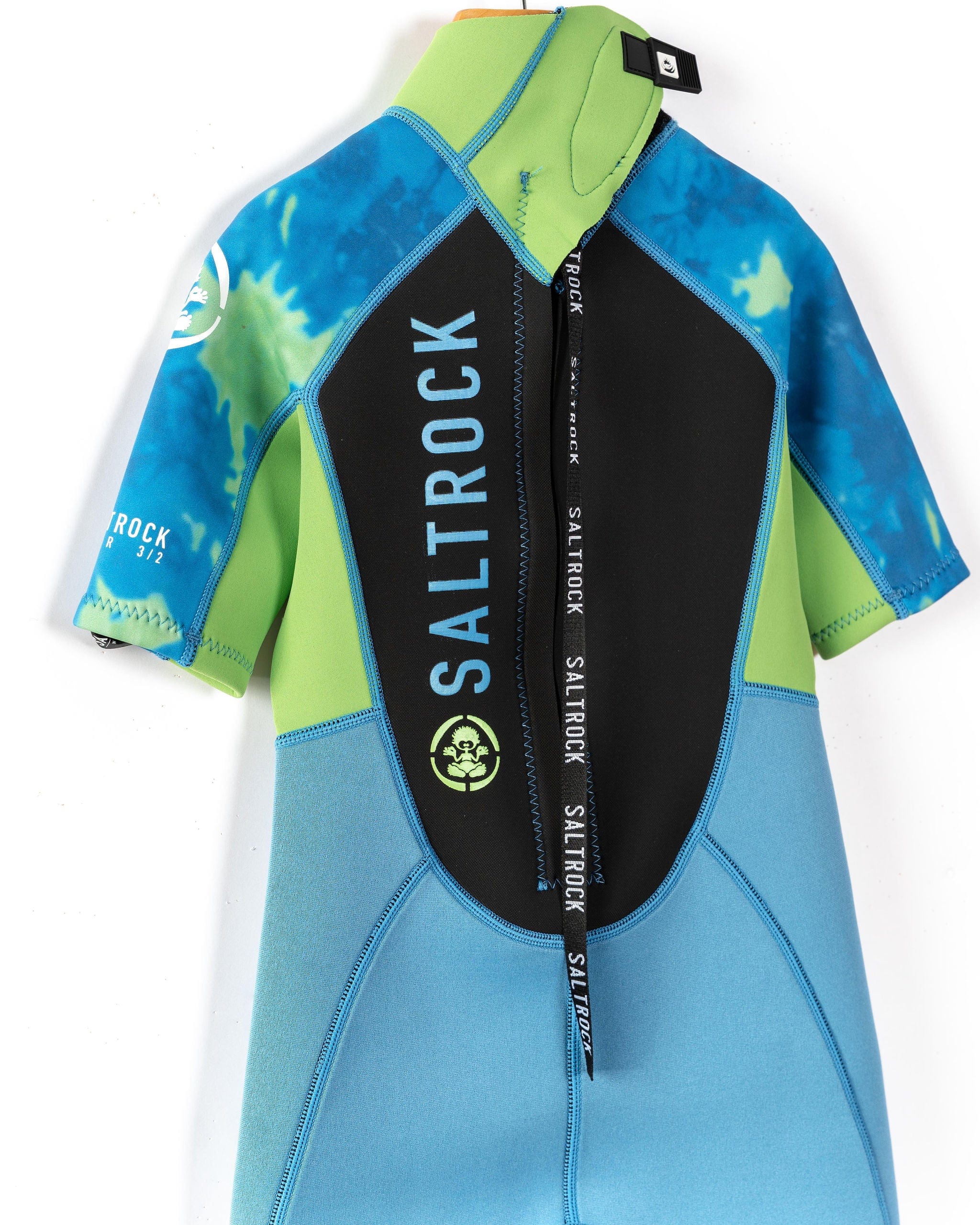Fader Kids 3/2 Shortie Wetsuit in Blue - Image 9