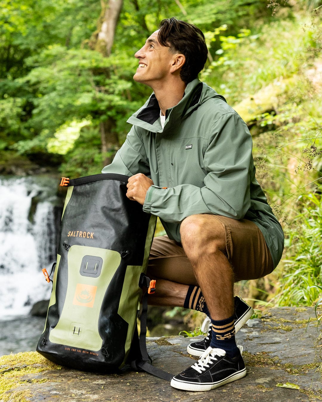 Fathom Drybag Backpack Green - Image 4