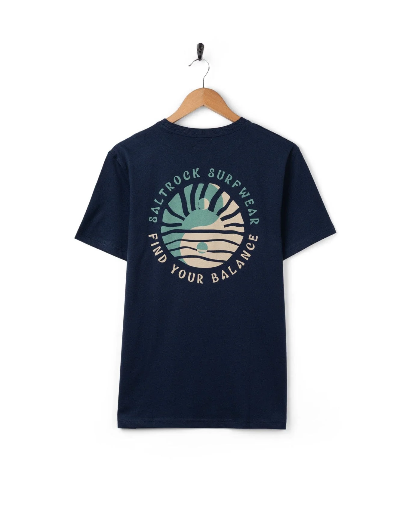 Find Balance  Mens Oversized Short Sleeve T-Shirt in Blue - Image 6
