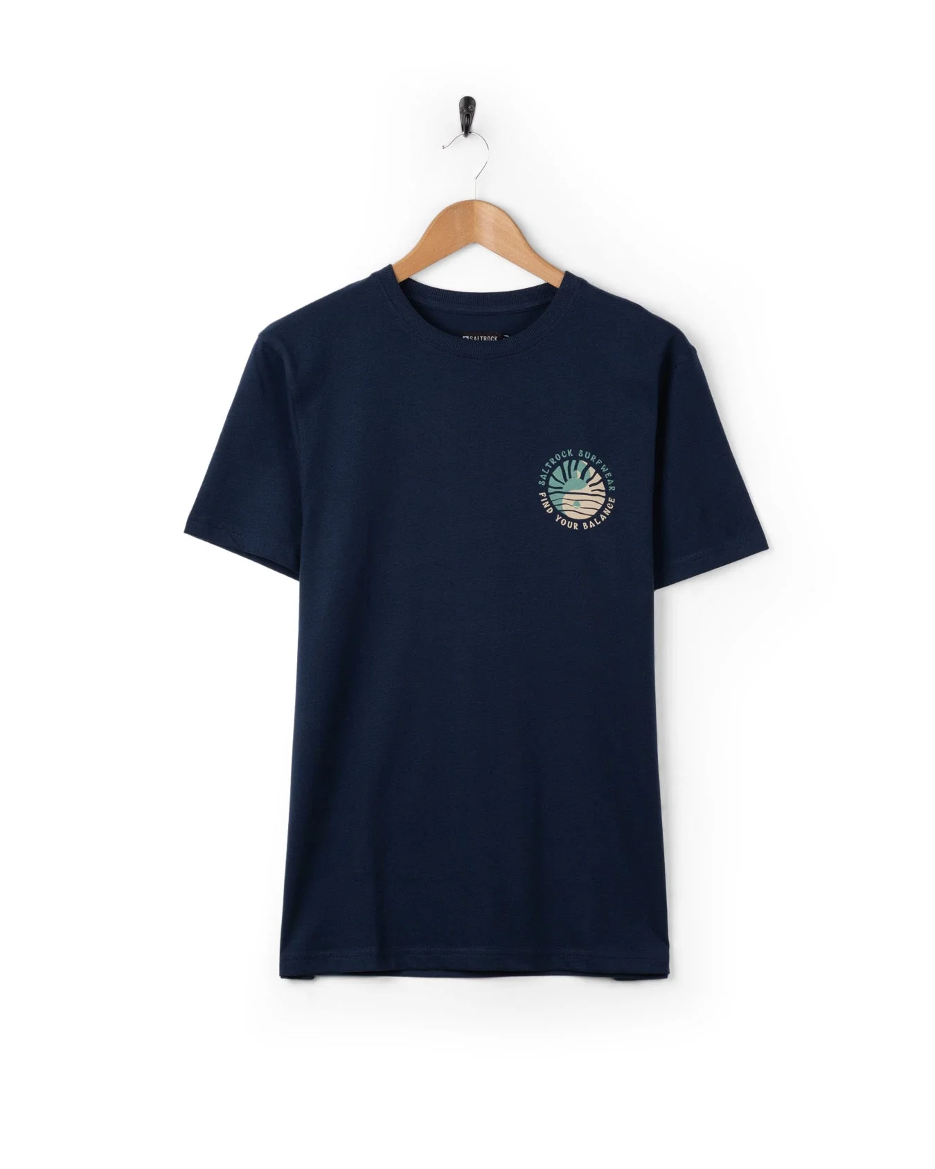 Find Balance  Mens Oversized Short Sleeve T-Shirt in Blue - Image 7