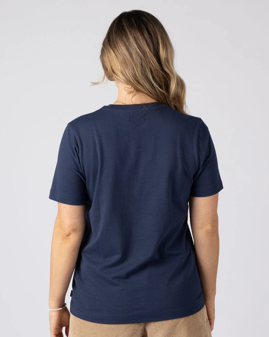 Floral Lost Ships Womens T-Shirt in Blue - Image 5