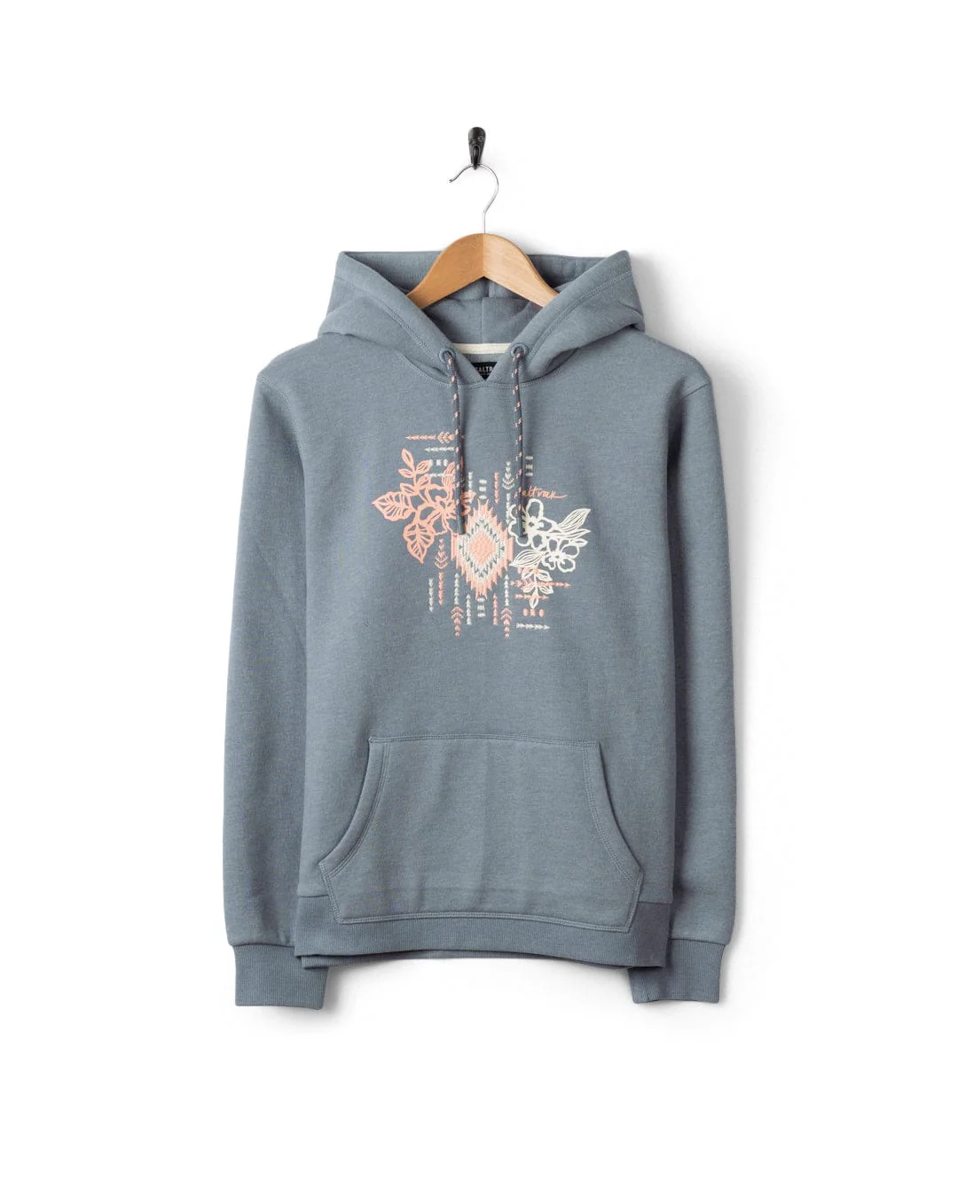 Flow Womens Pop Hoodie in Blue - Image 6