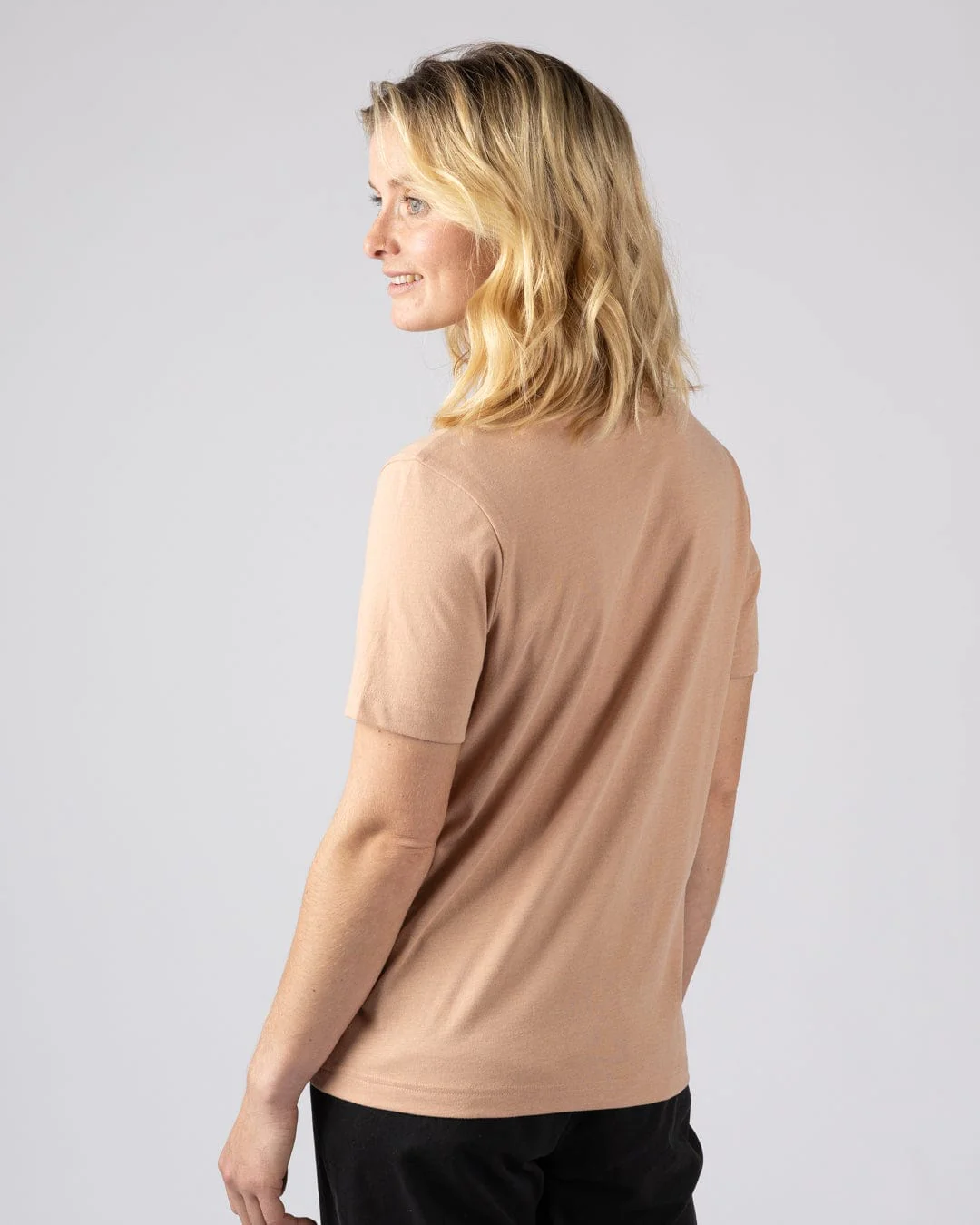 Flow Womens Short Sleeve T-Shirt in Orange - Image 5