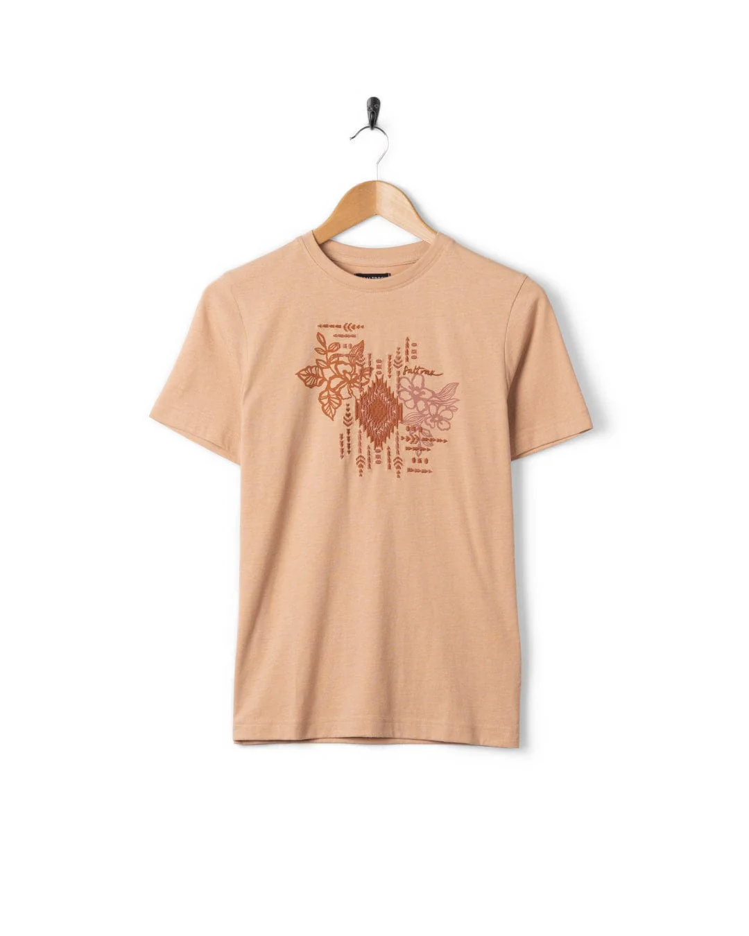 Flow Womens Short Sleeve T-Shirt in Orange - Image 6
