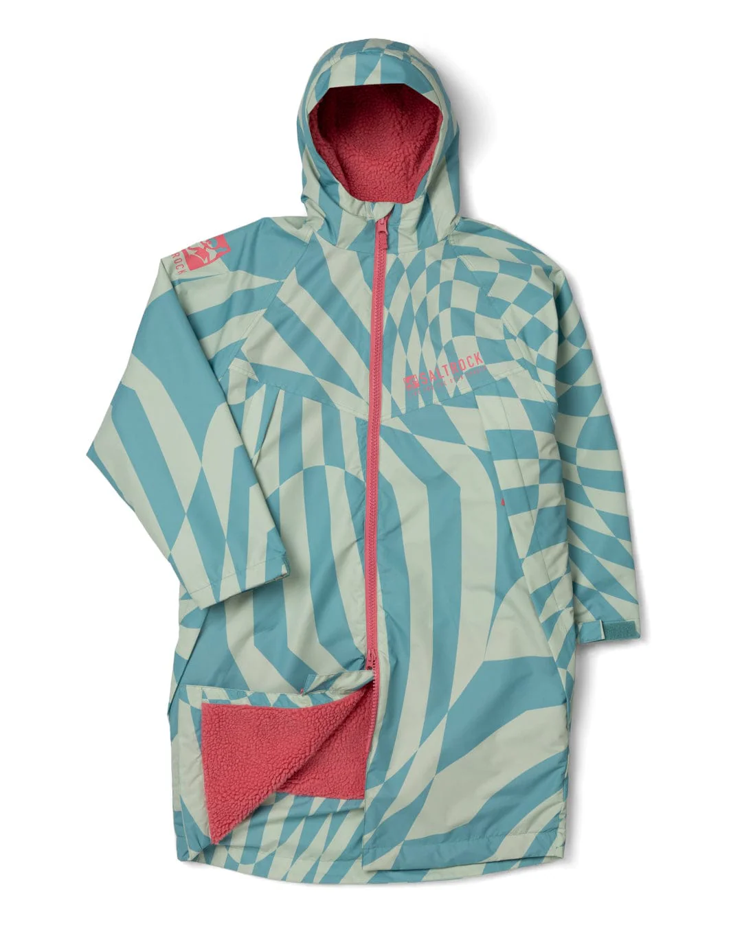 Warp Recycled Kids Changing Robe in Blue - Image 4