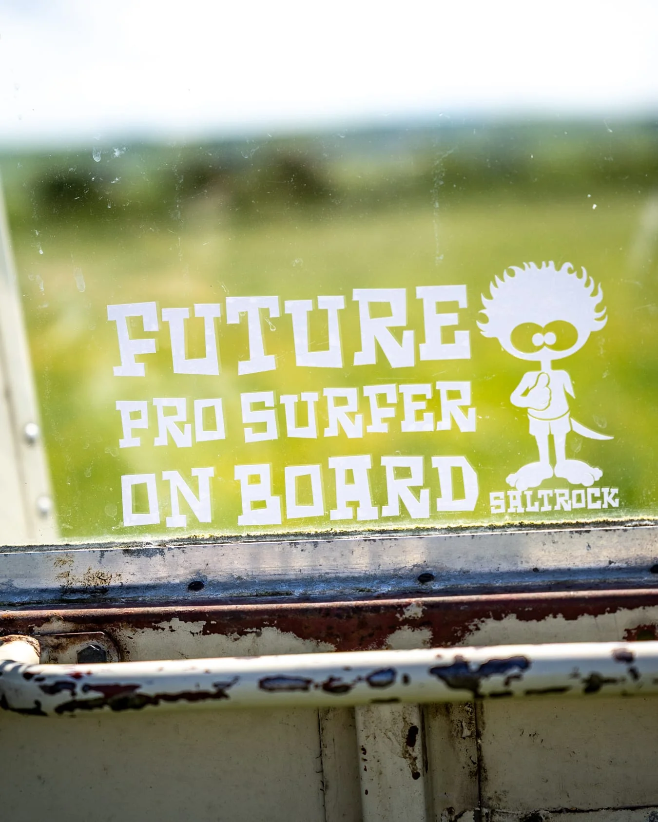 Future Pro Van Sticker in White