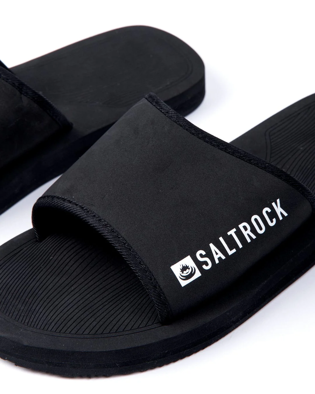 Ghost Unisex Sliders in Black - Image 2
