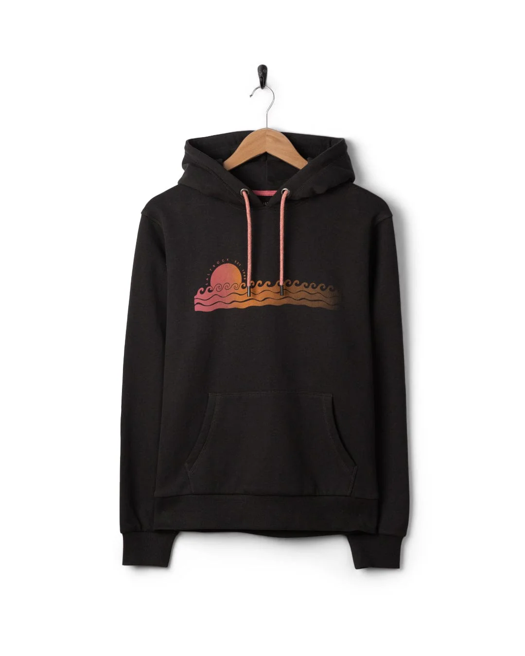 Golden Hour  Womens Pop Hoodie in Dark Grey - Image 7