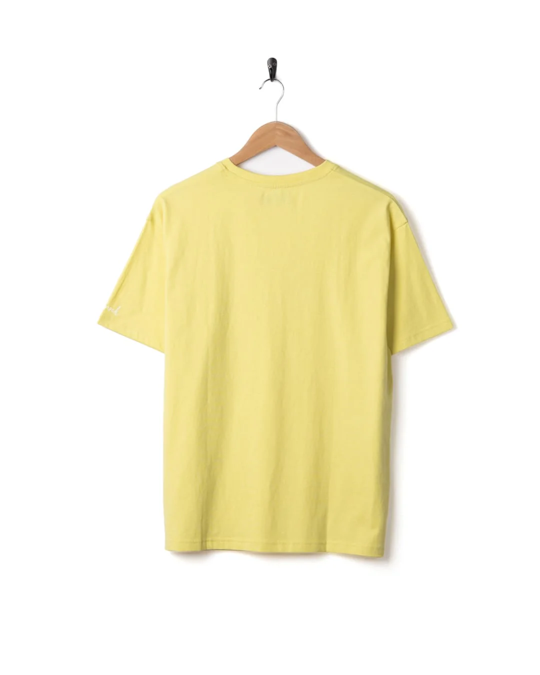Hebe Womens Short Sleeve Oversized T-Shirt in Yellow - Image 8