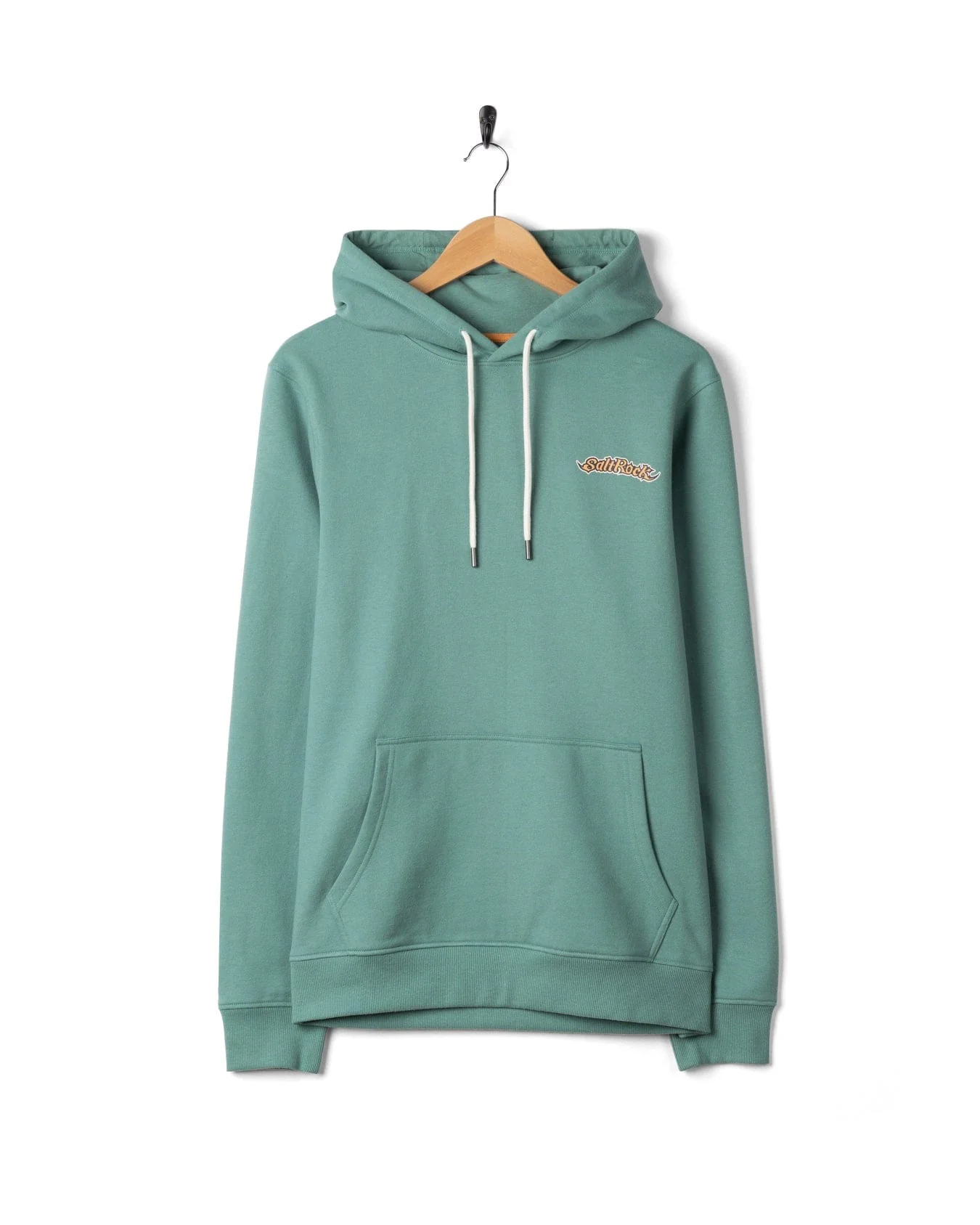 Heritage Logo  Mens Pop Hoodie in Blue - Image 6
