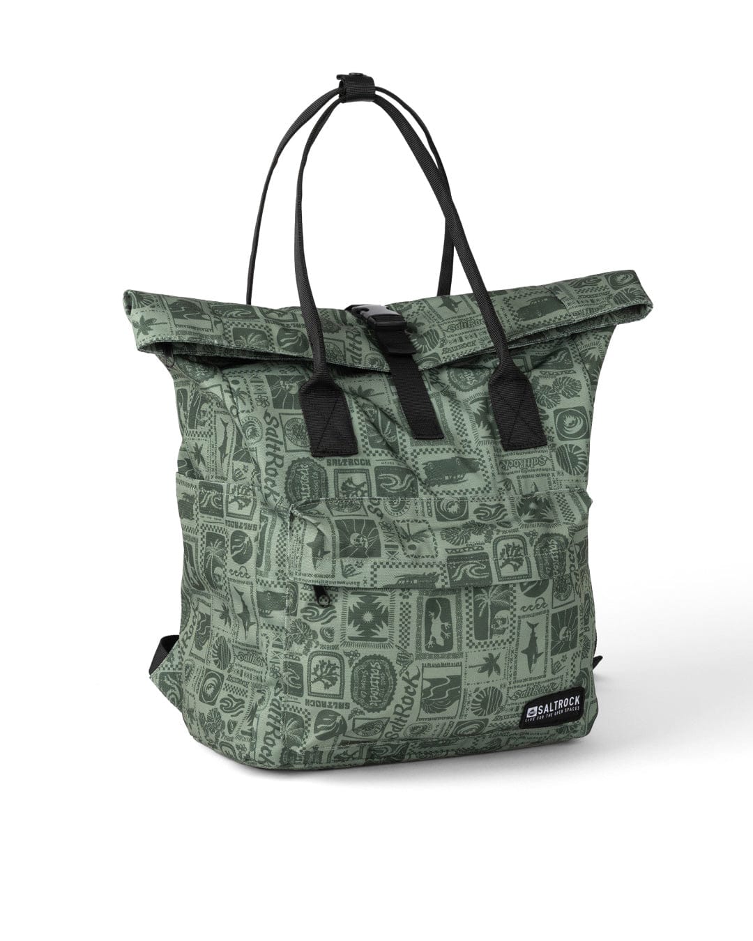 Heritage Tiles Backpack in Green