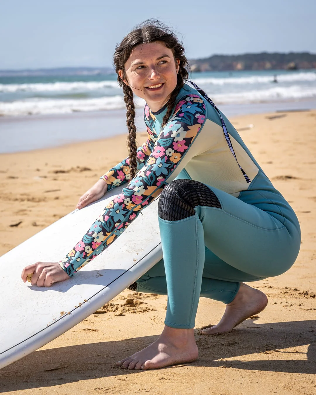Holidaze Womens 3/2 Wetsuit in Blue - Image 3