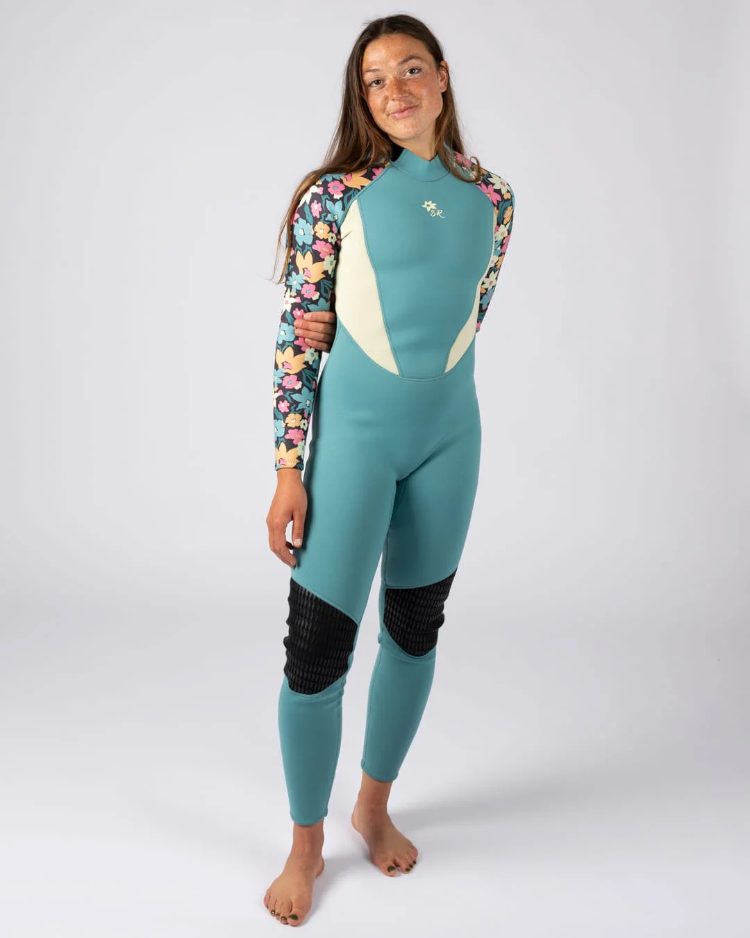 Holidaze Womens 3/2 Wetsuit in Blue - Image 8
