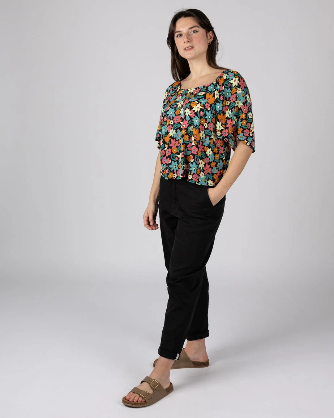 Holidaze Womens Blouse in Multi - Image 10