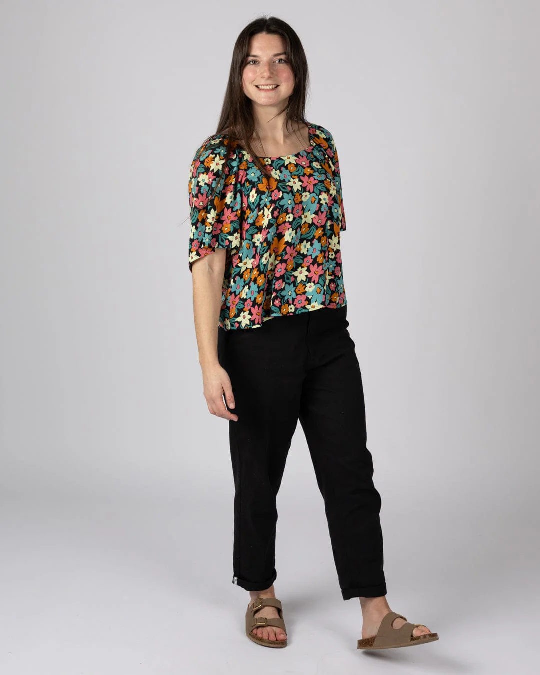 Holidaze Womens Blouse in Multi - Image 11