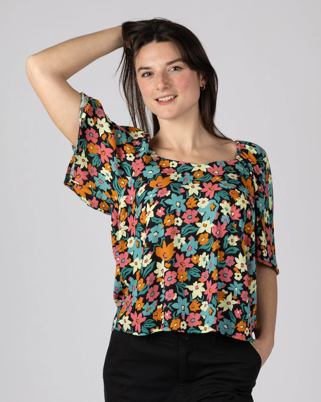 Holidaze Womens Blouse in Multi - Image 13
