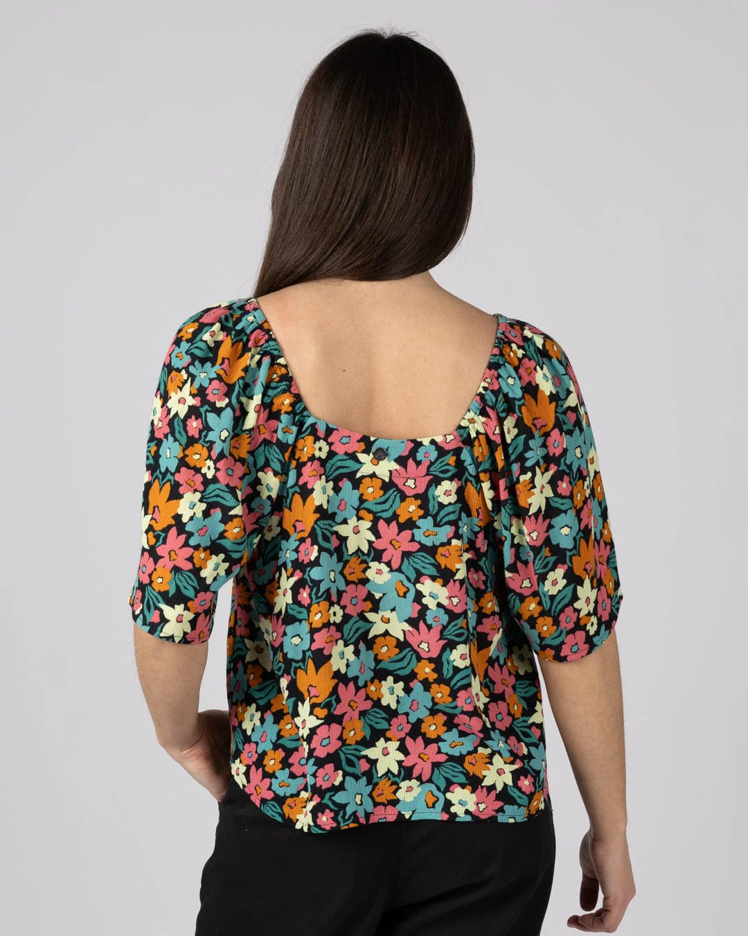 Holidaze Womens Blouse in Multi - Image 4