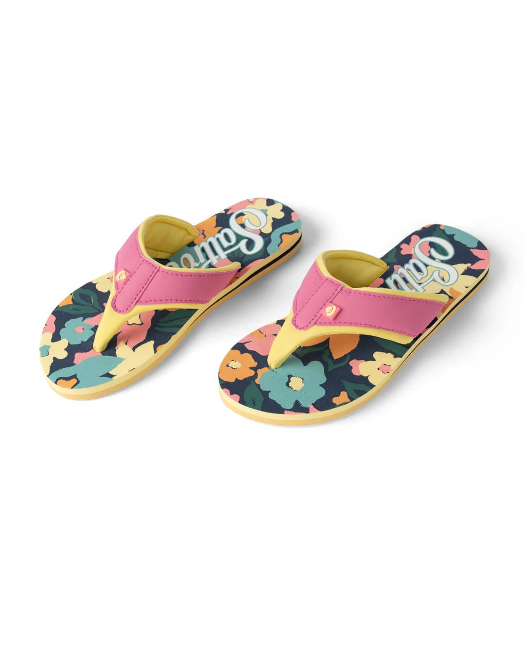 Holidaze Womens Flip Flops in Pink - Image 3