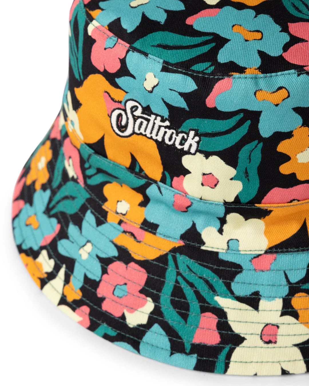 Holidaze Kids Floral Reversible Bucket Hat in Multi - Image 3
