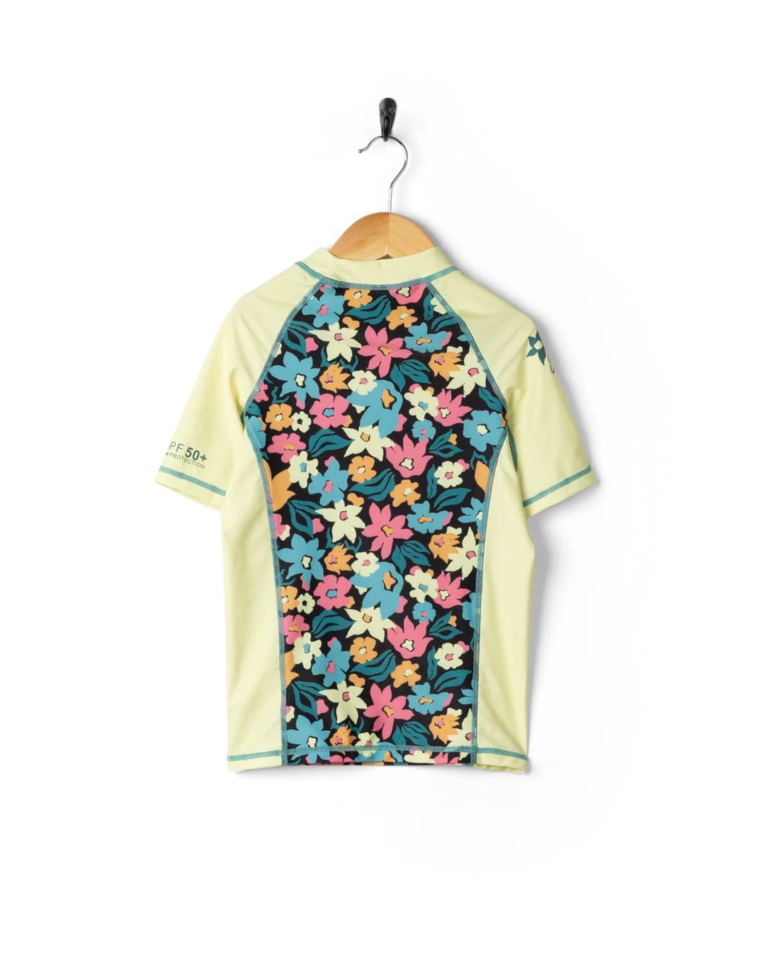 Holidaze Kids Short Sleeve Rashvest in Light Yellow - Image 10