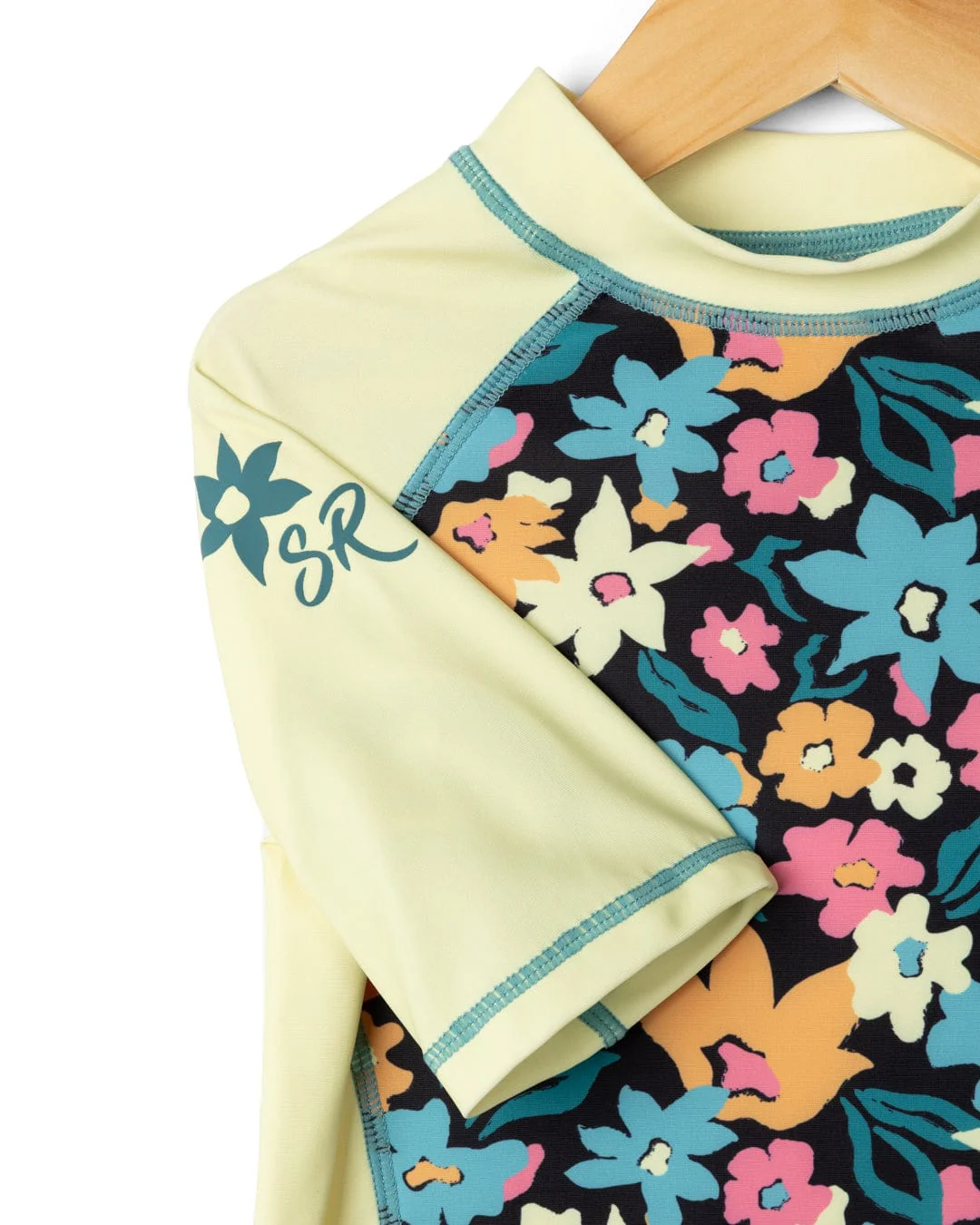 Holidaze Kids Short Sleeve Rashvest in Light Yellow - Image 9