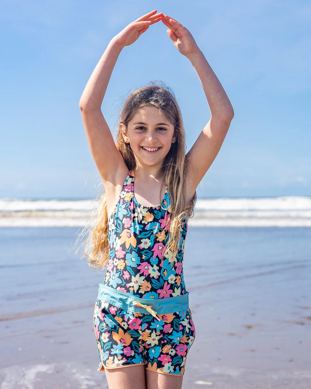 Holidaze Kids Swimsuit in Multi - Image 3