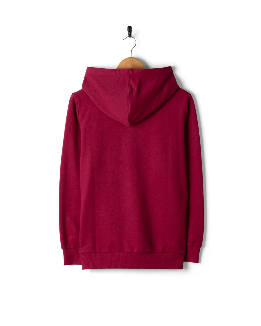 Horizon Womens Zip Hoodie in Dark Pink - Image 4