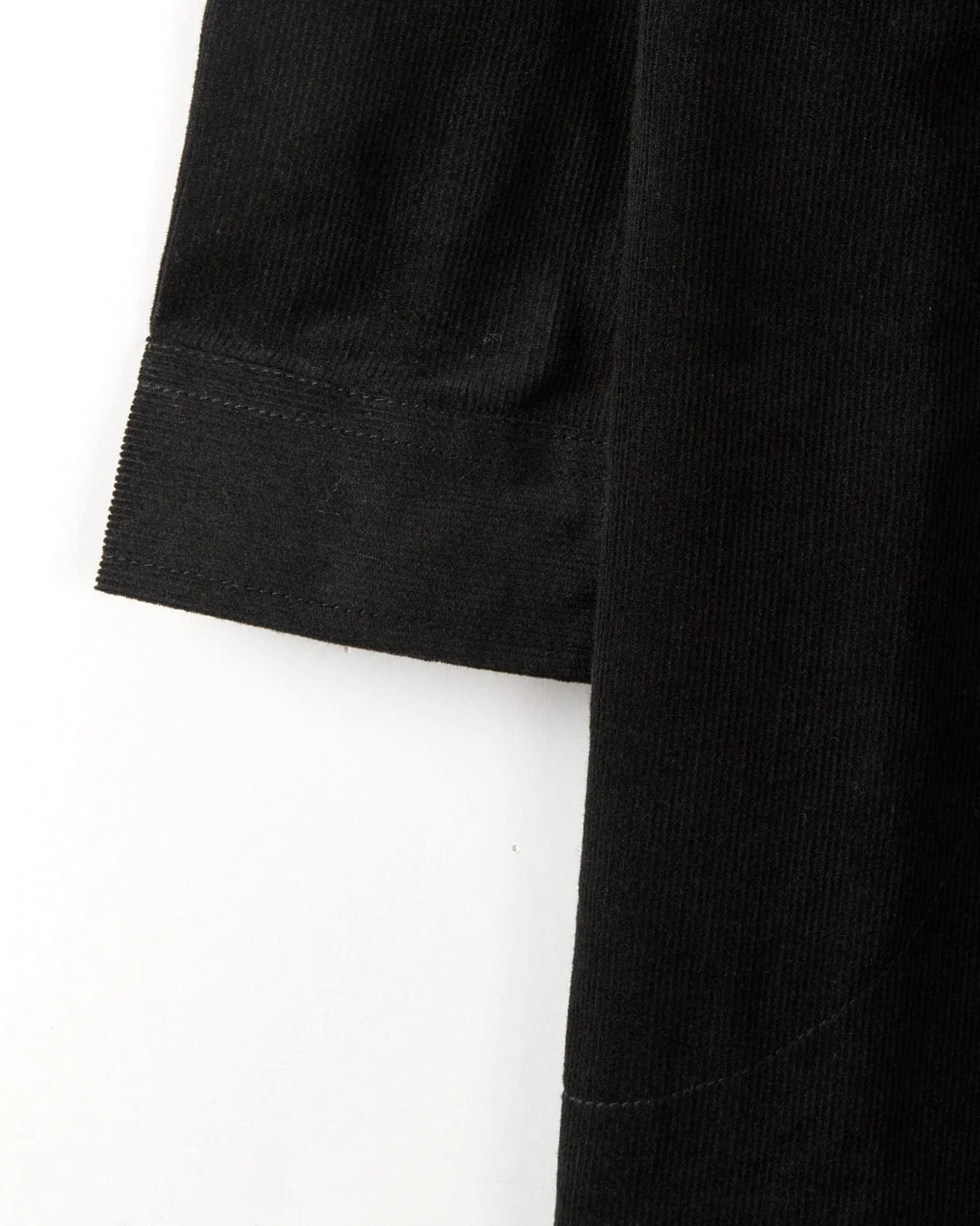 Iris Womens Cord Shirt Dress in Black - Image 7
