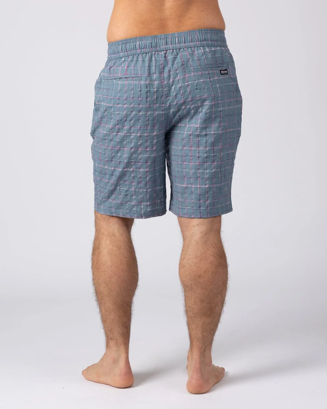 Isaad Mens Shorts in Blue - Image 5