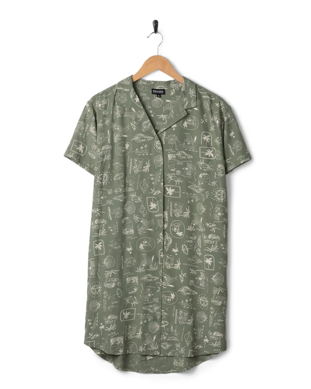 Island Life Womens Dress Light Green - Image 10