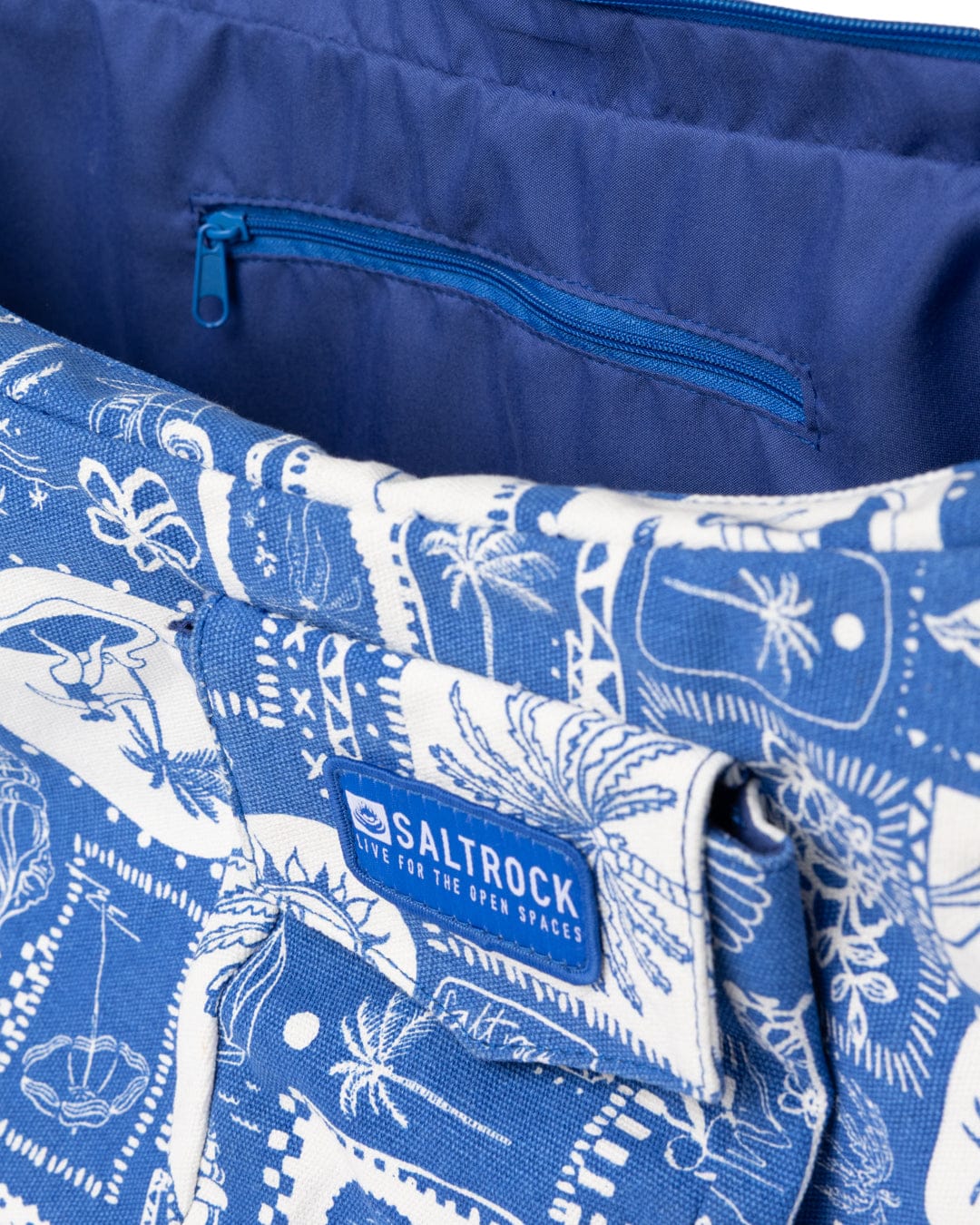 Island Tiles Bag in Bright Blue - Image 4