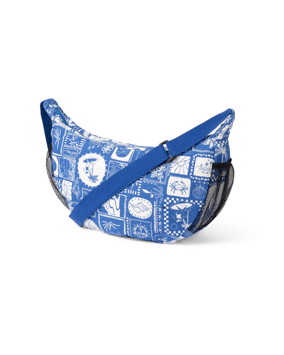 Island Tiles Bag in Bright Blue - Image 5