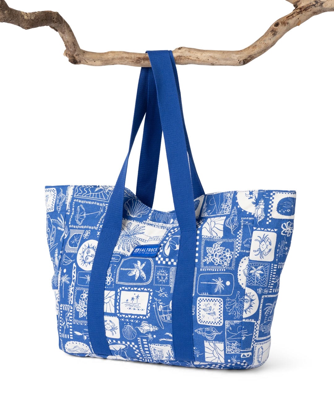 Island Tiles Bag in Bright Blue - Image 3