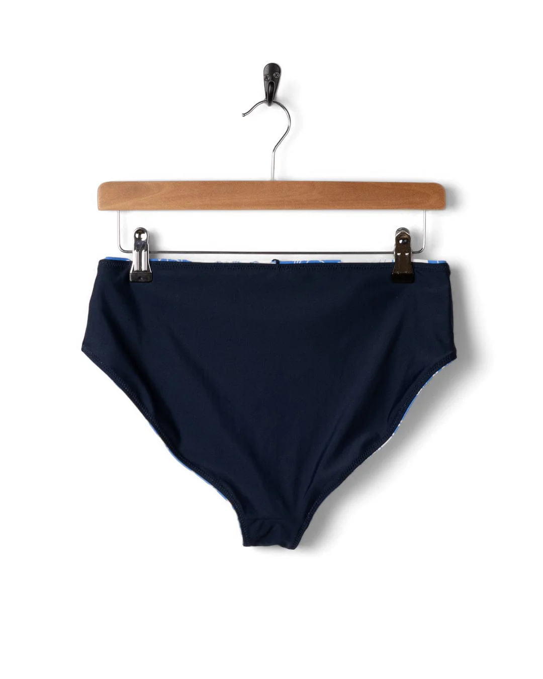 Island Tiles Womens Reversible Bikini Bottoms in Bright Blue - Image 9