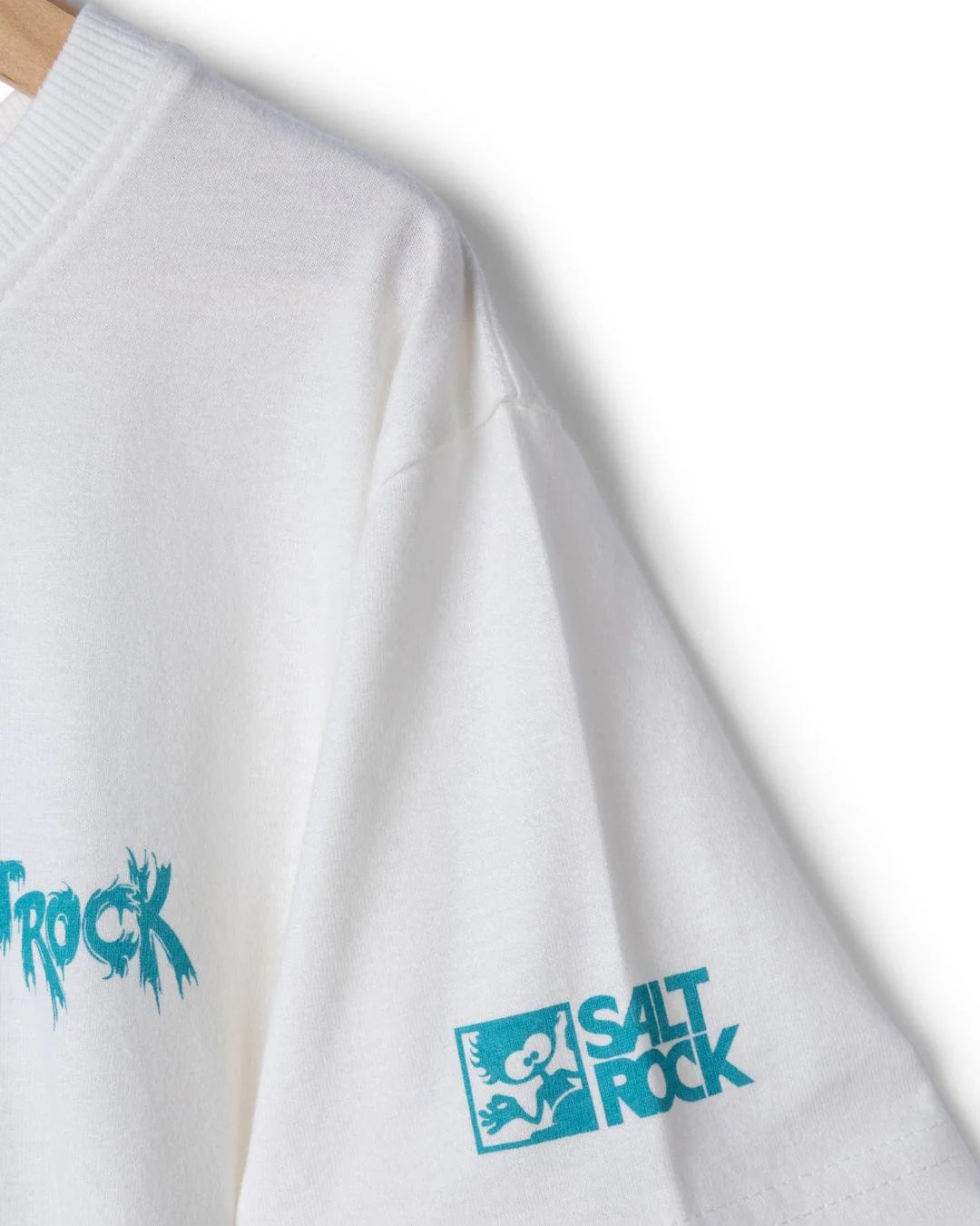 Jaws Kids Short Sleeve T-Shirt in Cream - Image 10
