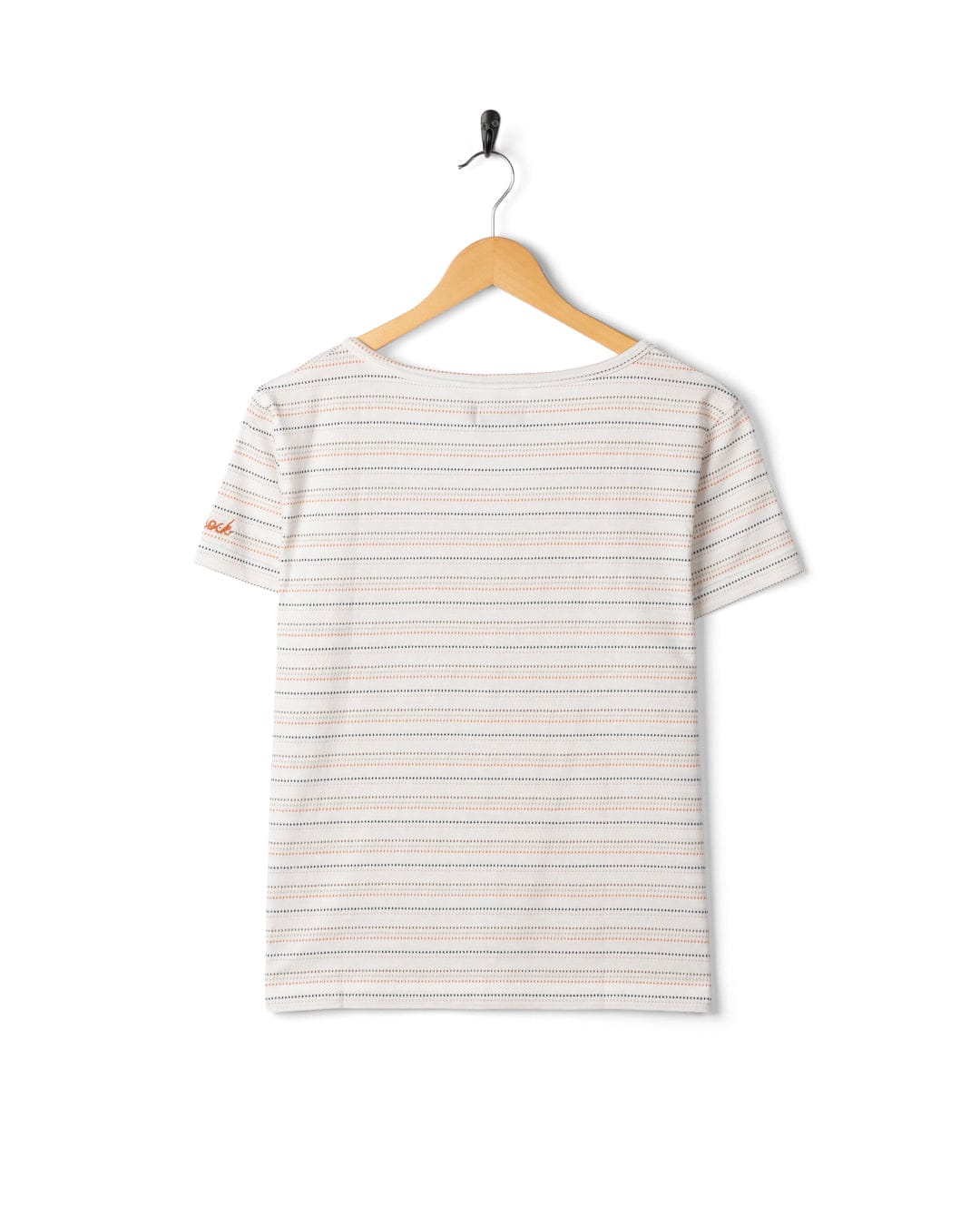 Jenn Womens Short Sleeve T-Shirt in Cream - Image 8