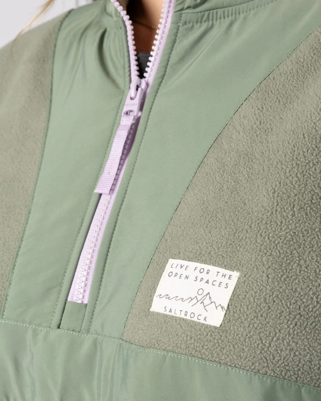 Jori Womens Oversized Fleece In Green - Image 3