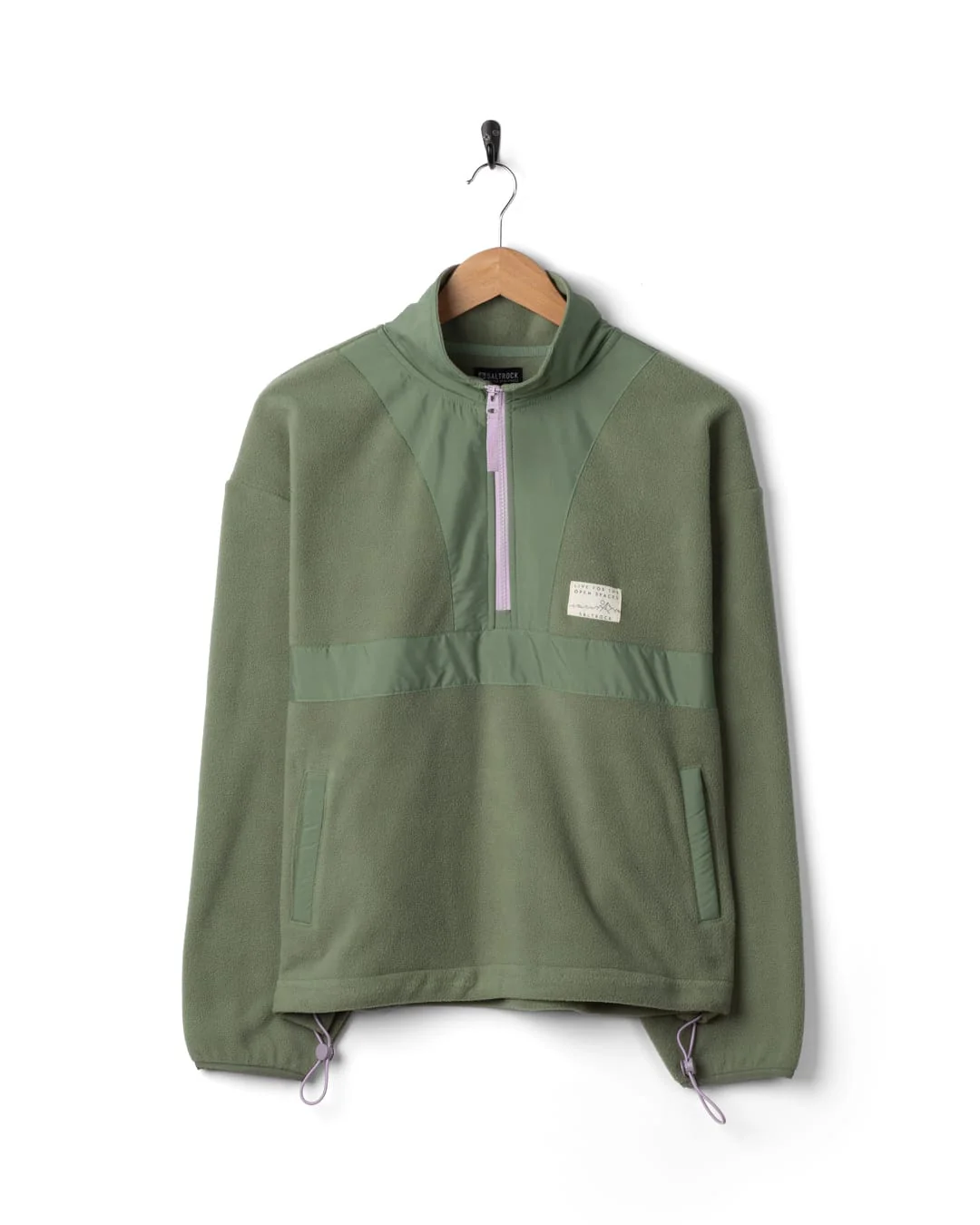 Jori Womens Oversized Fleece In Green - Image 4