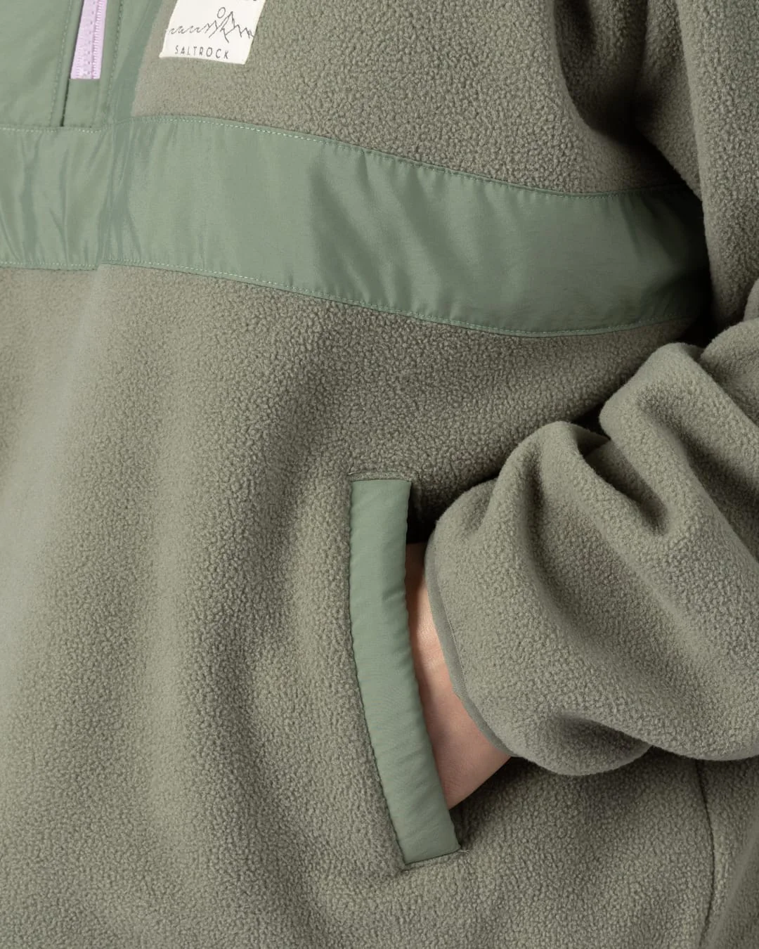 Jori Womens Oversized Fleece In Green - Image 6