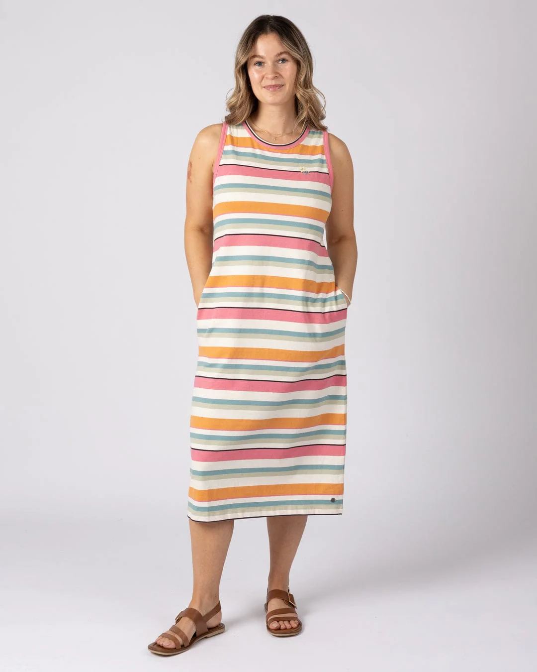 Junet Womens Midi Dress in Multi - Image 10