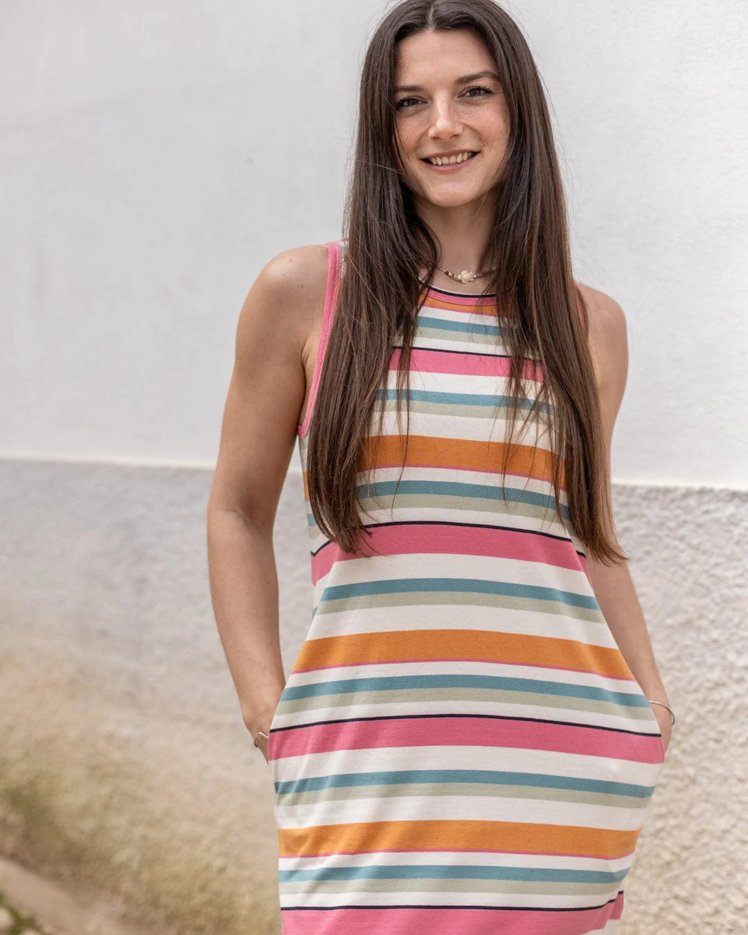Junet Womens Midi Dress in Multi - Image 2