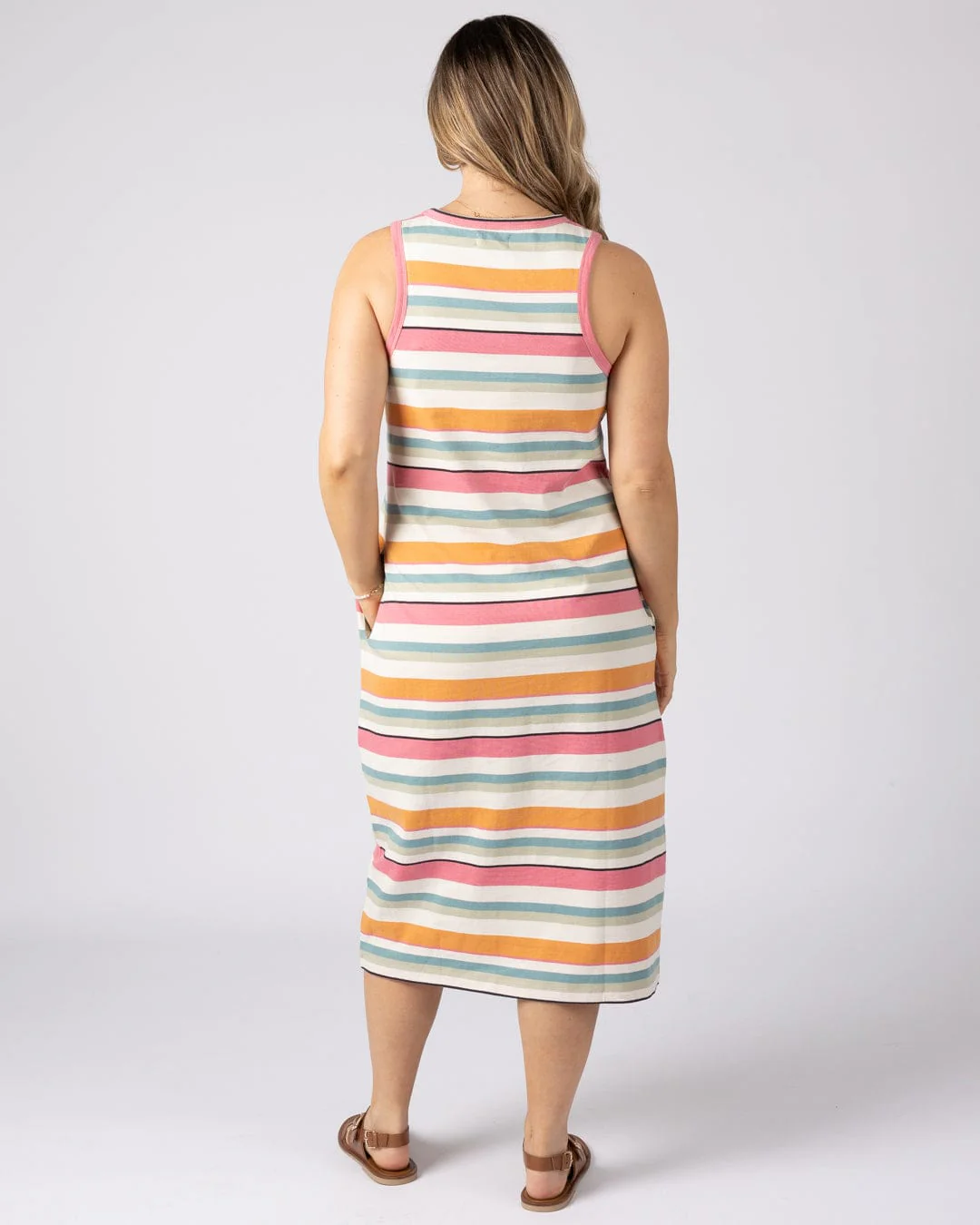 Junet Womens Midi Dress in Multi - Image 7